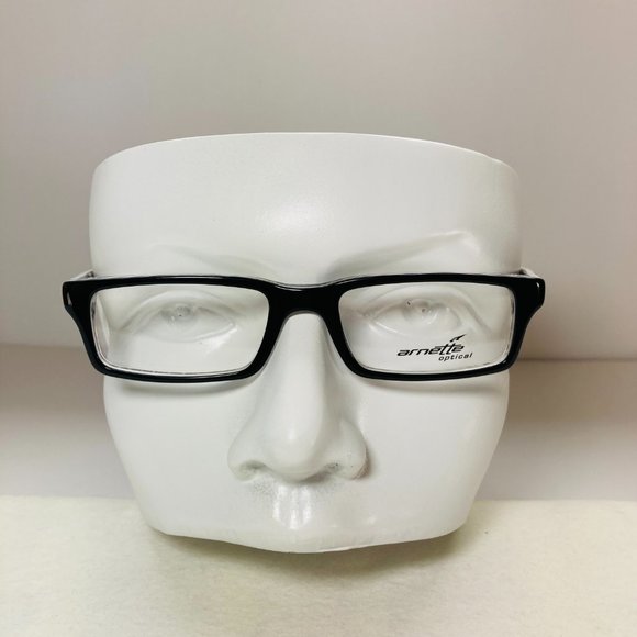Arnette Rectangular Black And White Eyeglasses Glasses Frames NWOT main image 4